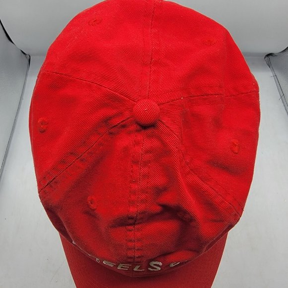 Wheels Up Hat Red American Flag Adjustable Strap Back Casual Outdoors - Picture 6 of 9